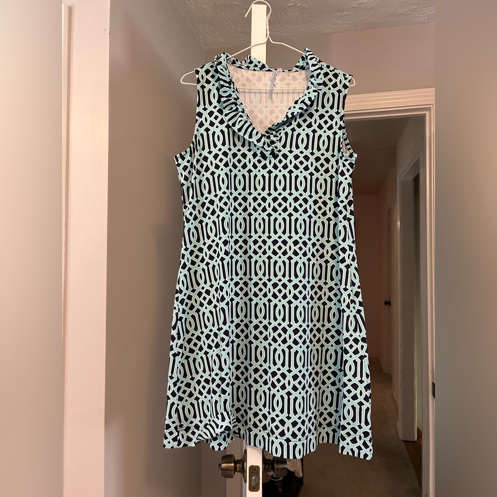 blue dress!